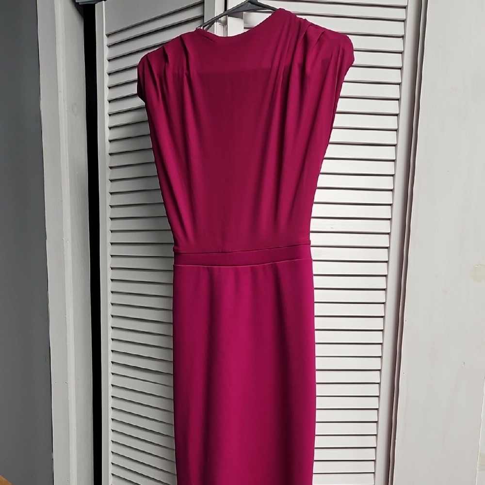 Elegant Magenta Dress